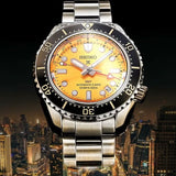 Seiko Prospex The Night of Siam Limited Edition Yellow Dial Silver Steel Strap Watch for Men - SPB487J1 Authentic Buy Shop Now