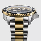 Emporio Armani Sea Explorer Black Dial Two Tone Steel Strap Watch for Men - AR60089 Authentic Buy Shop Now