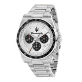 Maserati Velocità Chronograph Silver Dial Silver Steel Strap Watch for Men - R8873652006 Authentic Buy Shop Now