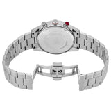 Emporio Armani Racer Chronograph Blue Dial Silver Steel Strap Watch for Men - AR11676 Authentic Buy Shop Now