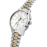 Maserati Sorpasso Chronograph White Dial Two Tone Steel Strap Watch for Men - R8873624003 Authentic Buy Shop Now