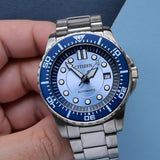 Citizen Mechanical Automatic Blue Dial Silver Steel Strap Watch for Men - NJ0178-81M Authentic Buy Shop Now