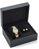Versace Reve Analog White Dial Two Tone Steel Strap Watch for Women - VE8B00724 Authentic Buy Shop Now