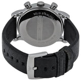 Emporio Armani Luigi Chronograph White Dial Black Leather Strap Watch for Men - AR1810 Authentic Buy Shop Now