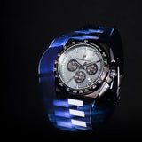 Maserati Velocità Chronograph Blue Dial Black Steel Strap Watch for Men - R8873652004 Authentic Buy Shop Now