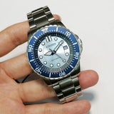 Citizen Mechanical Automatic Blue Dial Silver Steel Strap Watch for Men - NJ0178-81M Authentic Buy Shop Now