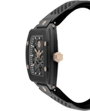 Philipp Plein The $Keleton Black Dial Black Silicone Strap Watch for Men - PWVBA0523 Authentic Buy Shop Now