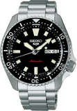 Seiko 5 Sports SKX Automatic Black Dial Silver Steel Strap Watch for Men - SRPL85K1 Authentic Buy Shop Now