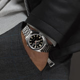 Seiko 5 Sports SNXS Series Automatic Black Dial Silver Steel Strap Watch for Men - SRPK89K1 Authentic Buy Shop Now