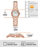 Emporio Armani Mia Mother of Pearl Dial Rose Gold Steel Strap Watch for Women - AR11671 Authentic Buy Shop Now