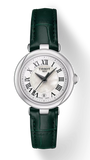 Tissot Bellissima Small Lady Mother of Pearl Dial Green Leather Strap Watch for Women - T126.010.16.113.02 Authentic Buy Shop Now