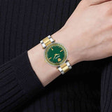 Versace Reve Analog Green Dial Two Tone Steel Strap Watch for Women - VE8B00524 Authentic Buy Shop Now