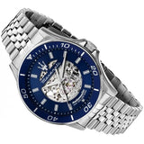 Maserati SFIDA Skeleton Automatic Blue Dial Silver Steel Strap Watch for Men - R8823140011 Authentic Buy Shop Now