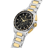 Maserati Velocità Chronograph Black Dial Two Tone Steel Strap Watch for Men - R8873652003 Authentic Buy Shop Now
