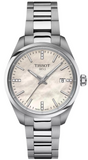 Tissot PR 100 Diamonds Mother of Pearl Dial Silver Steel Strap Watch for Women - T150.210.11.116.00 Authentic Buy Shop Now