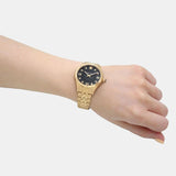 Versace Hellenyium Quartz Black Dial Gold Steel Strap Watch for Women - VE2S00622 Authentic Buy Shop Now