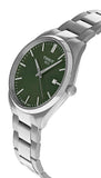 Tissot PR 100 Green Dial Silver Steel Strap Watch for Men - T150.410.11.091.00 Authentic Buy Shop Now
