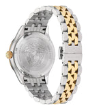 Versace Hellenyium Quartz Blue Dial Two Tone Steel Strap Watch for Women - VE2S00522 Authentic Buy Shop Now