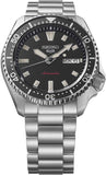 Seiko 5 Sports SKX Automatic Black Dial Silver Steel Strap Watch for Men - SRPL85K1 Authentic Buy Shop Now