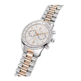 Maserati Tradizione Chronograph White Dial Two Tone Steel Strap Watch for Men - R8873646002 Authentic Buy Shop Now