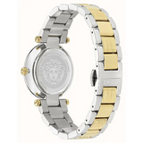 Versace Reve Analog White Dial Two Tone Steel Strap Watch for Women - VE8B00724 Authentic Buy Shop Now