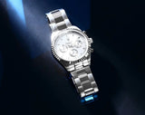 Maserati Competizione Chronograph Silver Dial Silver Steel Strap Watch for Men - R8853100041 Authentic Buy Shop Now