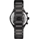 Maserati Stile Skeleton Chronograph Blue Dial Grey Steel Strap Watch for Men - R8873642012 Authentic Buy Shop Now