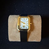 Tory Burch Robinson White Dial Black Leather Strap Watch for Women - TBW1504 Authentic Buy Shop Now