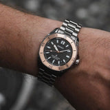 Seiko Prospex Polygonal Sea Diver Automatic Black Dial Silver Steel Strap Watch for Men - SPB485J1 Authentic Buy Shop Now