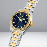 Maserati Velocità Date Blue Dial Two Tone Steel Strap Watch for Men - R8853152001 Authentic Buy Shop Now