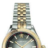 Versace Hellenyium Grey Dial Two Tone Steel Strap Watch for Women - VEHU00520 Authentic Buy Shop Now
