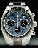 Seiko Prospex Speedtimer Solar Chronograph Limited Edition Blue Dial Two Tone Steel Strap Watch for Men - SSC909 Authentic Buy Shop Now