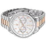 Maserati Tradizione Chronograph White Dial Two Tone Steel Strap Watch for Men - R8873646002 Authentic Buy Shop Now