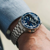 Seiko 5 Sports SKX Automatic Blue Dial Silver Steel Strap Watch for Men - SRPL83K1 Authentic Buy Shop Now