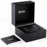 Hugo Boss Taper Chronograph Black Dial Black Steel Strap Watch for Men - 1514090 Authentic Buy Shop Now