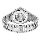 Hugo Boss Troper Chronograph Automatic Black Dial Silver Steel Strap Watch for Men - 1514202 Authentic Buy Shop Now