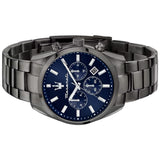 Maserati Attrazione Chronograph Blue Dial Grey Steel Strap Watch for Men - R8853151012 Authentic Buy Shop Now