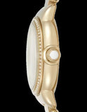 Emporio Armani Mia Crystals Gold Dial Gold Steel Strap Watch for Women - AR11609 Authentic Buy Shop Now