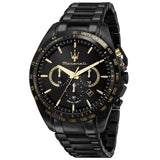 Maserati Traguardo Limited Edition Chronograph Black Dial Black Steel Strap Watch for Men - R8873612051 Authentic Buy Shop Now