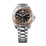 Seiko Prospex Polygonal Sea Diver Automatic Black Dial Silver Steel Strap Watch for Men - SPB485J1 Authentic Buy Shop Now