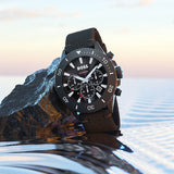 Hugo Boss Admiral Chronograph Black Dial Black Nylon Strap Watch for Men - 1513918 Authentic Buy Shop Now