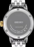 Seiko Presage Cocktail Time Automatic Diamonds White Dial Two Tone Steel Strap Watch for Women - SRE010J1 Authentic Buy Shop Now