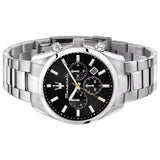 Maserati Attrazione Chronograph Black Dial Silver Steel Strap Watch for Men - R8853151010 Authentic Buy Shop Now