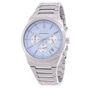 Seiko Conceptual Chronograph Ice Blue Dial Silver Steel Strap Watch for Men - SSB459P1 Authentic Buy Shop Now