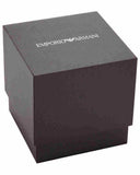Emporio Armani Gino Black Dial Black Leather Strap Watch for Men - AR11666 Authentic Buy Shop Now