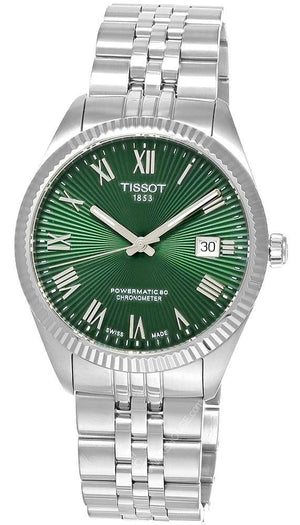 Tissot Ballade Powermatic 80 COSC Green Dial Silver Steel Strap Watch for Men - T156.408.11.093.00 Authentic Buy Shop Now