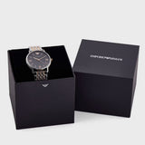 Emporio Armani Kappa Gray Dial Two Tone Steel Strap Watch for Men - AR11121 Authentic Buy Shop Now