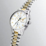 Maserati Sorpasso Chronograph White Dial Two Tone Steel Strap Watch for Men - R8873624003 Authentic Buy Shop Now
