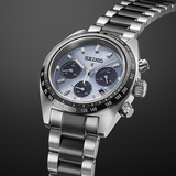 Seiko Prospex Speedtimer Solar Chronograph Limited Edition Blue Dial Two Tone Steel Strap Watch for Men - SSC909 Authentic Buy Shop Now