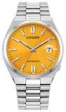 Citizen Tsuyosa Automatic Yellow Dial Silver Steel Strap Watch for Men - NJ0150-56Z Authentic Buy Shop Now